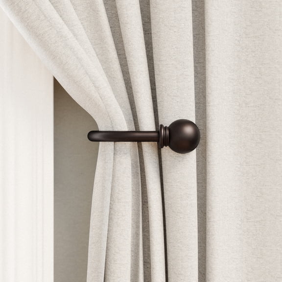 Mainstays Bronze Ball Curtain Rod Holdbacks (2 Count)