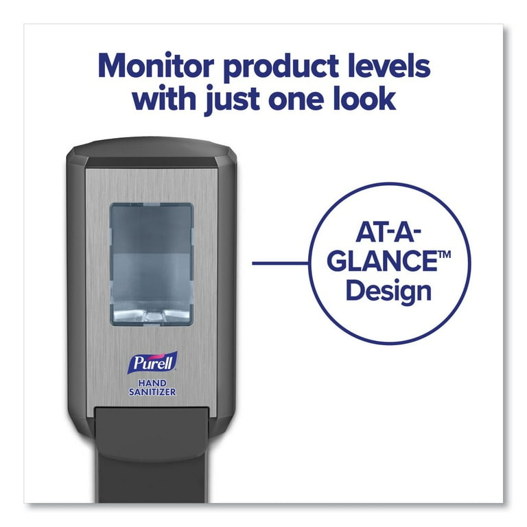 CS4 Hand Sanitizer Dispenser, 1,200 mL, 4.88 x 8.19 x 11.38, Graphite CS4 Hand Sanitizer Dispenser, 1,200 mL, 4.88 x 8.19 x 11.38, Graphite
