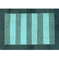 thumbnail image 1 of Ahgly Company Indoor Rectangle Abstract Light Blue Modern Area Rugs, 7' x 9', 1 of 4