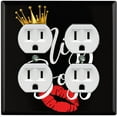thumbnail image 1 of Metal Light Switch Plate Cover Queen Crown Kiss Miss Boss SGN003, 1 of 13
