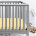 thumbnail image 3 of Bare Home 2 Pack Fitted Sheets - Premium 1800 Collection - Ultra Soft - Crib, Morning Sun/White, 3 of 8