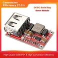 thumbnail image 2 of DC DC Buck Converter Step-down Module Power Step-up Module DC3-15V to 5V Adjustable Voltage Regulator, 2 of 5