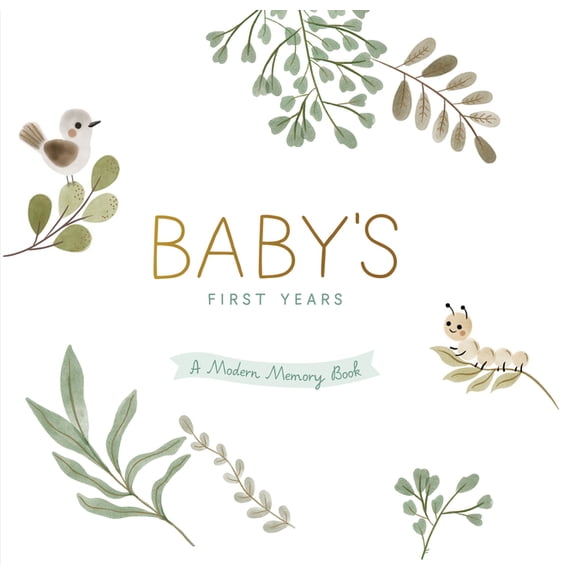 Baby's First Years-A Modern Memory Book with Keepsake Box, (Hardcover)