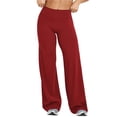 thumbnail image 1 of Leggings de entrenamiento for mujer, pantalones de Yoga sin costuras, de pierna ancha, acampanados, de cintura alta, suaves, sin costura frontal, gimnasio, Control de barriga, 1 of 5