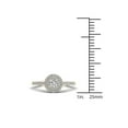 thumbnail image 5 of 1/2 Carat T.W. Diamond 10kt Yellow Gold Double Halo Engagement Ring, 5 of 5