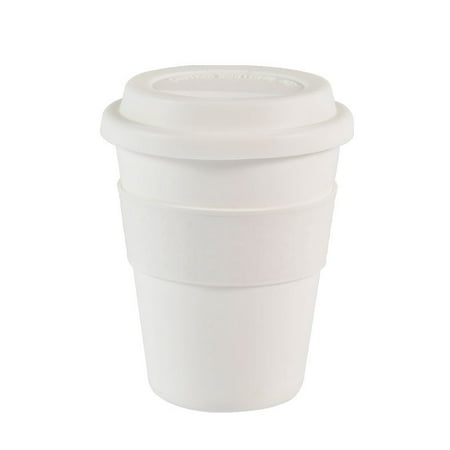 

Mouthwash Coffee Cups 400ml Heat Insulated Travel Mug Creative Water Cup Drinkware With Silicone Lid Reusable Hotel Cup Portable