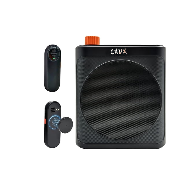 Amplificador de voz inalámbrico CXVX con micrófono Lavalier inalámbrico