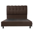 thumbnail image 2 of Box Base Cama Individual + Cabecera Nube Chocolate, 2 of 8