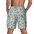 thumbnail image 2 of Lsque Mens Swim Trunks Tribal Animals Pattern - Bathing Suit Compression Liner - Beach Swim Shorts Swimwear - (S-3XL) - Stretch Quick Dry -3X-Large, 2 of 9