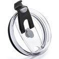 thumbnail image 1 of Couvercles de Remplacement pour Gobelet Isolé en Acier Inoxydable, Compatible avec Yeti Rambler, Ozark Trail, Old Style et Plus (30 Oz, Noir 1), 1 of 7