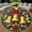 Bells, variant on Circle Area Rug, Brown Pitbull Washable Non-Slip Floor Carpet, Soft Rug for Living Room Bedroom Decor 24 Inch