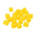 thumbnail image 1 of Ofertas Únicas 20 Pcs Tuerca de Perno de Rueda Rines Tornillos de Neumático Tapa de Protección de Polvo Silicona Amarillo 2.2x17x20mm, 1 of 7