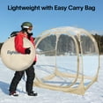 thumbnail image 6 of EighteenTek Four-Person Weatherproof Pop-Up Sports Pod Tent Shelter, 6 of 7