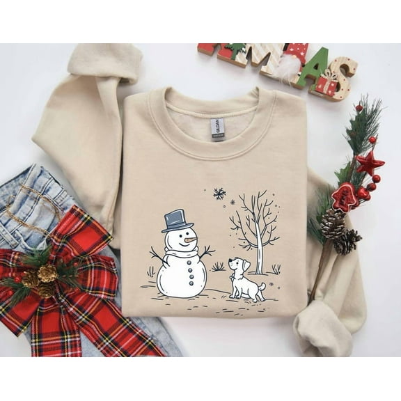 Sam Soft Snowman Sweatshirt, Sweatshirt, Snowman Shirts, Crewnecks For Women