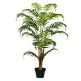 thumbnail image 1 of Vickerman 47" Potted Fern Palm Real Touch Leaves - TA193547, 1 of 7