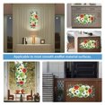 thumbnail image 5 of 1set 4pcs 4 styles Flower and Angel PVC Waterproof Decorative Stickers Self Adhesive Decals for Furniture Decoration Flower 300x150mm 1pc/style, 5 of 7
