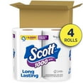 Scott 1000 Toilet Paper, 4 Rolls, 1,000 Sheets Per Roll (4,000 Total)