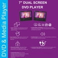 thumbnail image 2 of Reproductor de DVD portátil Proscan Elite con doble pantalla de 10.1" USB SD, 2 of 9