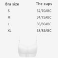 thumbnail image 3 of Women Lingerie Strapless Front Buckle Lift Bra, Anti-Slip Invisible Push Up Bandeau Bra - White, 3 of 6
