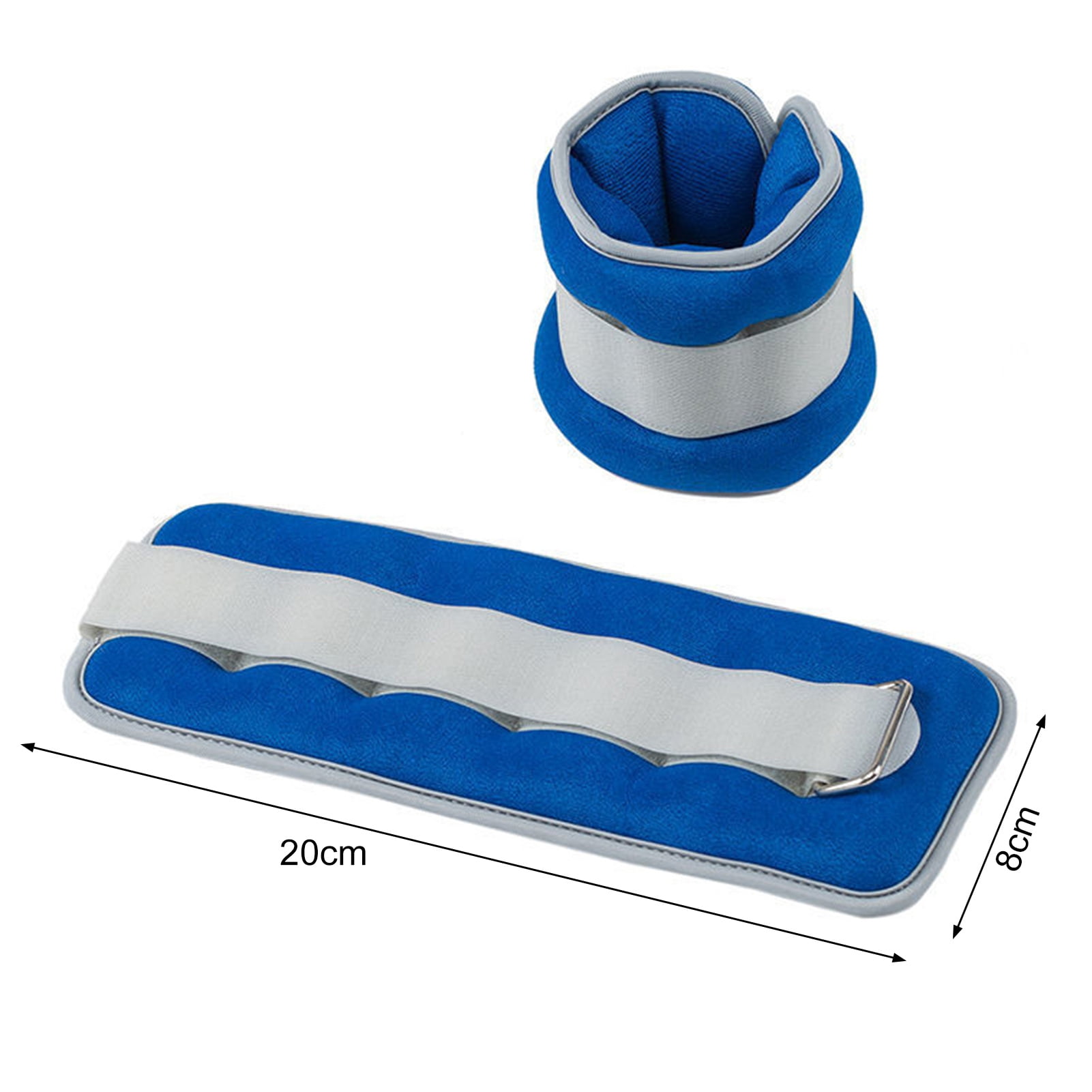 vnanda Flexibility Enhancing Ankle Weights 2pcs Sports Cuffs Foot/wrist Weights Fitness Weight Sandbag for Leg Arm Ankle Exercise Dance Student for Sports
