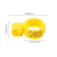 thumbnail image 2 of Baweave 100 Pcs Chicken for Coop Disposable Leg Ring Poultry Tags, 2 of 8