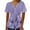 020 Purple, variant on Oplxuo Womens Tshirts Short Rolled Sleeve Pleated Button Down V Neck Casual Dressy Summer Top Business Work Blouses Shirts