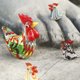 thumbnail image 3 of Escultura de pollo de vidrio soplado hecha a mano, artesanías artísticas de gallo de vidrio, figuritas de animales, adornos de decoración del hogar, 2 uds., 3 of 5