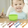 thumbnail image 2 of Shoreew 2Pcs Baby Feeding Spoons Dual Head Silicone Weaning Spoon for Infants Training Spoon BPA-Free Toddler Utensils, 2 of 7