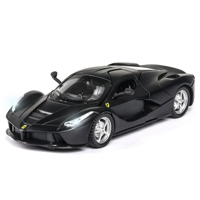 Aleación coleccionable Ferrari Race Laferrari vehículos extraíbles modelo de coches fundidos con luces y sonido