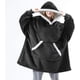 thumbnail image 3 of Pijama de vellón, manta de televisión cálida, camisón a prueba de frío para exteriores, ropa para parejas, ropa cálida de vellón, 3 of 5