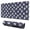 Owl Floral Branch, variant on 31.5x11.8 Inch Gaming Mouse Pad, Non-Slip Stitched Rubber Desk Mat for Desktop & Laptop,Owl Celestial Floral Dark Blue Pattern