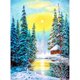 thumbnail image 1 of Diamond Painting (DE2405) 5D DIY Pine Tree Night View Square Kit Art Craft 40x50cm FLhrweasw Nuevo, 1 of 1