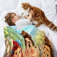 thumbnail image 2 of Luca Throw Blanket Gifts for Fans Lover Girls Boys Women Present Hoodie Him Bed 50"x60", 2 of 6