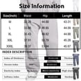 thumbnail image 3 of Dwelliawo Baggy Wide Leg Sweatpants for Men Open Bottom Fleece Joggers Athletic Pants Straight Leg Sweat Pants Dark Blue 2xL, 3 of 7
