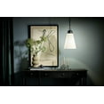 thumbnail image 3 of 52661BK Kichler Lighting Marsailli - 1 Light Pendant-19 Inch Tall and 11.5 Inch Wide-Black Finish-Cased Opal Glass Color, 3 of 6