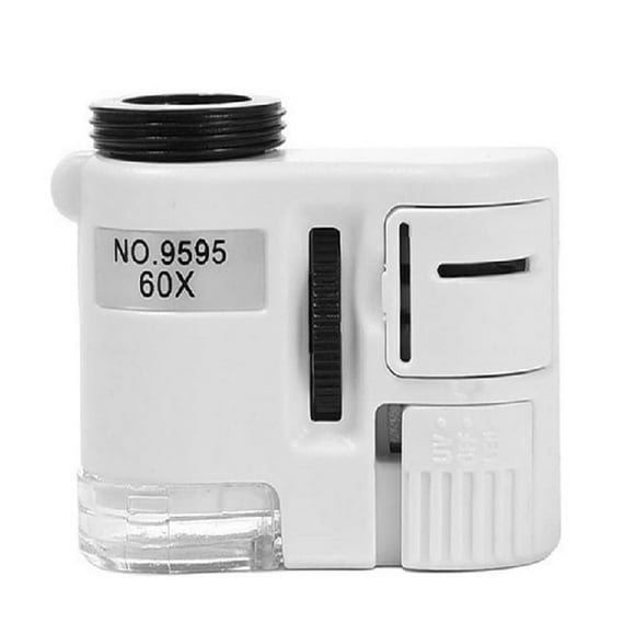MesaSe Accessories Kit Slide Preparation Camer Magnifying Glass Portable 60X Zoom With LED Light For Home Shop Accessories
