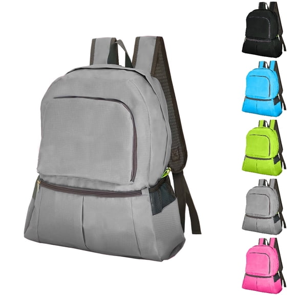 HJYCHN Travel Backpack for Men Lightweight Foldable Large Capacity Backpack for Hiking Outdoor Sports Travel Daily Carryon Backpack for Travel Grey One Size