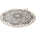 thumbnail image 1 of Vintage Design Rug,Cotton and Linen Circular Floor Mat,Non Slip Rugs for Living Room Bedroom Carpet,Home Decor Office, Round 36" 47" 59" 71",Machine Washable, 1 of 8