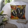 thumbnail image 3 of Carolines Treasures JMK1260PW1414 Eggplant Canvas Fabric Decorative Pillow  14Hx14W multicolor, 3 of 4