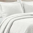 thumbnail image 4 of Lush Decor 100% Polyester Medallion Scallop Bedspread White 5Pc Set Queen, 4 of 8