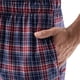 thumbnail image 3 of Pantalón de Pijama IZOD para Hombre Azul Marino Rojo Blanco a Cuadros XXL, 3 of 5