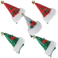 thumbnail image 4 of 5 unids Navidad Sombrero En Forma En Forma De Pelo Lentejuelas Pasas De Pelo Navidad Decorativa Barrette Muchachas Tocado Rojo Verde Plata, 4 of 6