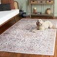 thumbnail image 5 of SAFAVIEH Arizona Gorica Distressed Polyester Machine Washable Area Rug, Peach/Beige, 4' x 6', 5 of 13