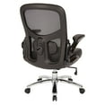 thumbnail image 4 of Pro-Line II Big And Tall Black Mesh Back Executive Chair with Bonded Leather Seat And Chrome Base, 4 of 4