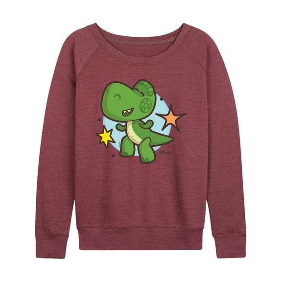 Disney -  Toy Story 4  - Rex  - Women's Lightweight French Terry Long Sleeve Shirt