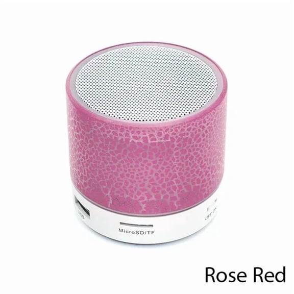 Mini Bluetooth Speaker Wireless Loudspeaker Crack LED SD Card USB Subwoofer Portable MP3 Music Sound Column for PC Mobile Phone