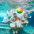thumbnail image 4 of Swimming Pool Toys Ball,Underwater Game for Pool 9 Inch Inflatable Ball Rainbow Water Ball Set for Under Water Passing,Dribbling and Diving for Teens,Adults,Ball Fills with Water, 4 of 5