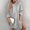 Grey, variant on Women's Long Sleeve Solid Color Pocket Hooded Medium Long Casual Loose Hoodie with Pocket Loin Hoodies Hoodie with Strings Light Long Sleeve Hooded Sweatshirt Tall Womens Hoodie Womens Hoodies Zipper