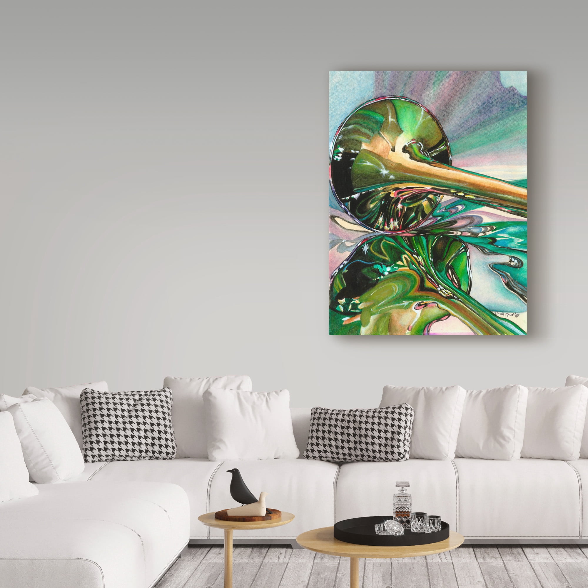 Trademark Fine Art 'Jazz Shine' Canvas Art by Carla Kurt