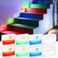 thumbnail image 1 of Luces de escalera RGB con sensor de movimiento Guankai, batería inalámbrica, 1 of 8